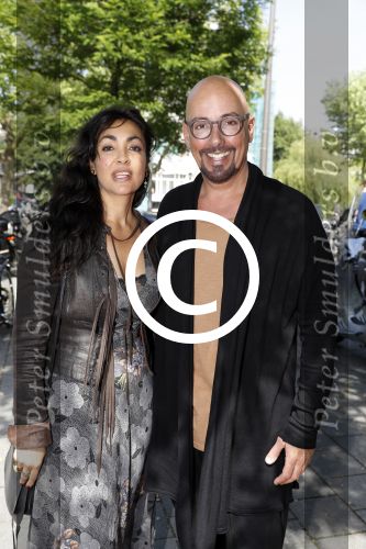 Amsterdam 3 juni 2017 
Opening expositie Fong Leng bij galerie Eric Morren in Amsterdam. Monique Klemann en Maik de Boer