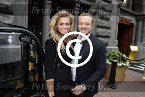 Amsterdam 8 juni 2017 
Talkies terras awards in het W hotel. Nicolette v dam met haar broer Sebastiaan