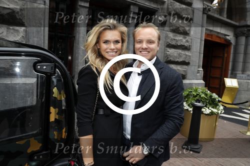 Amsterdam 8 juni 2017 
Talkies terras awards in het W hotel. Nicolette v dam met haar broer Sebastiaan