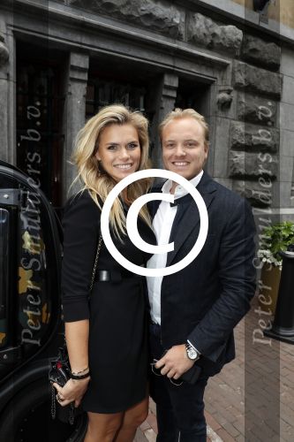 Amsterdam 8 juni 2017 
Talkies terras awards in het W hotel. Nicolette v dam met haar broer Sebastiaan