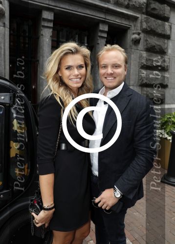 Amsterdam 8 juni 2017 
Talkies terras awards in het W hotel. Nicolette v dam met haar broer Sebastiaan