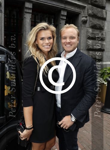 Amsterdam 8 juni 2017 
Talkies terras awards in het W hotel. Nicolette v dam met haar broer Sebastiaan