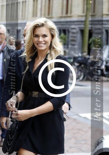 Amsterdam 8 juni 2017 
Talkies terras awards in het W hotel. Nicolette v dam met haar broer Sebastiaan