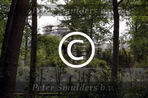 Den Haag 5 juni 2017
Paleis Huis ten Bosch wordt helemaal verbouwd. Het staat helemaal in de steigers.