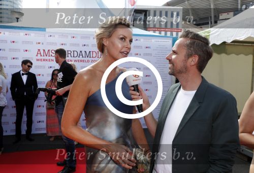 Amsterdam 17 juni 2017  
Amsterdam diner in het AFAS music hall in Amsterdam. Patrick Martens interviewt Micky Hoogendijk