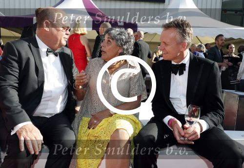 Amsterdam 17 juni 2017  
Amsterdam diner in het AFAS music hall in Amsterdam. Paul de Leeuw met Stefan Nugter en Hanneke Groenteman