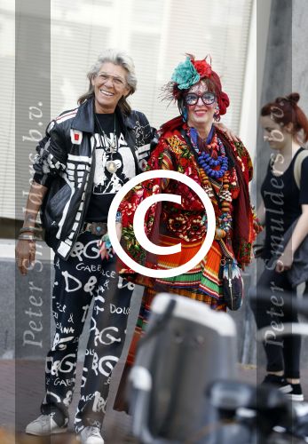 Amsterdam 8 juni 2017 
Petra Heijboer met een vriendin in Amsterdam