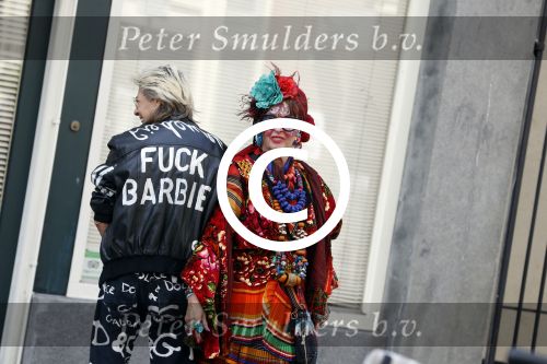 Amsterdam 8 juni 2017 
Petra Heijboer met een vriendin in Amsterdam