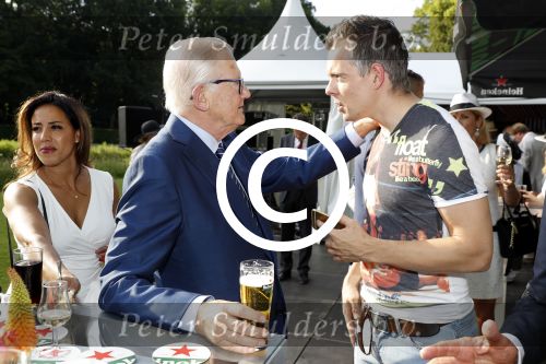 Haarzuilens 21 juni 2017
Haringparty bij kasteel de Haar. Pieter v Vollenhoven met Nick Dijkman