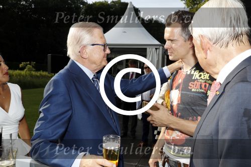 Haarzuilens 21 juni 2017
Haringparty bij kasteel de Haar. Pieter v Vollenhoven met Nick Dijkman