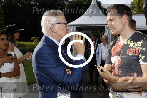 Haarzuilens 21 juni 2017
Haringparty bij kasteel de Haar. Pieter v Vollenhoven met Nick Dijkman