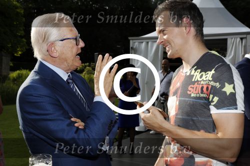 Haarzuilens 21 juni 2017
Haringparty bij kasteel de Haar. Pieter v Vollenhoven met Nick Dijkman