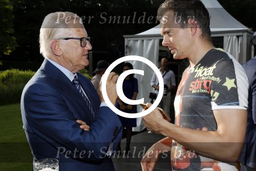 Haarzuilens 21 juni 2017
Haringparty bij kasteel de Haar. Pieter v Vollenhoven met Nick Dijkman