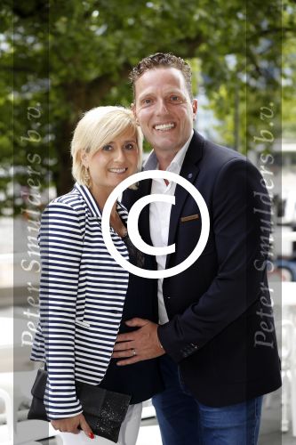 Rotterdam 16 juni 2017
Opening blushing Rotterdam van Gordon . Rob Geus met zijn zwangere vrouw