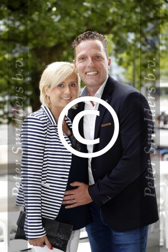 Rotterdam 16 juni 2017
Opening blushing Rotterdam van Gordon . Rob Geus met zijn zwangere vrouw