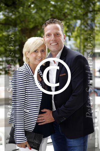 Rotterdam 16 juni 2017
Opening blushing Rotterdam van Gordon . Rob Geus met zijn zwangere vrouw