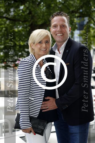 Rotterdam 16 juni 2017
Opening blushing Rotterdam van Gordon . Rob Geus met zijn zwangere vrouw