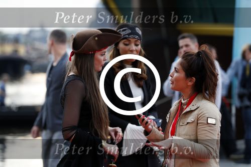 Amsterdam 22 mei 2017 
Premiere pirates off the carabien in het scheepvaartmuseum.