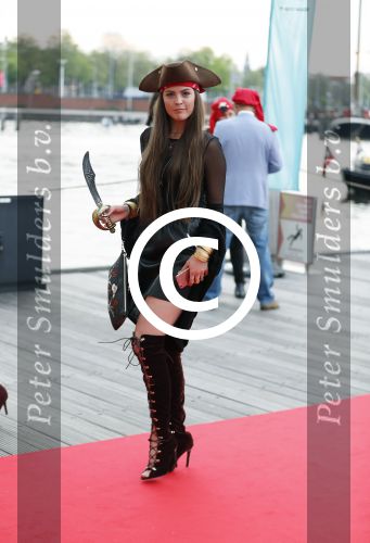 Amsterdam 22 mei 2017 
Premiere pirates off the carabien in het scheepvaartmuseum. Robin Martens