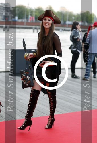 Amsterdam 22 mei 2017 
Premiere pirates off the carabien in het scheepvaartmuseum. Robin Martens