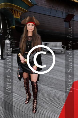 Amsterdam 22 mei 2017 
Premiere pirates off the carabien in het scheepvaartmuseum. Robin Martens