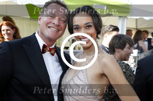 Amsterdam 17 juni 2017  
Amsterdam diner in het AFAS music hall in Amsterdam. Romy Monteiro met Albert Verlinde