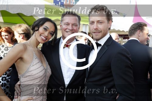 Amsterdam 17 juni 2017  
Amsterdam diner in het AFAS music hall in Amsterdam. Romy Monteiro met Mark v Eeuwen en Albert Verlinde