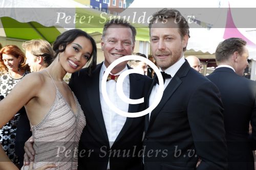 Amsterdam 17 juni 2017  
Amsterdam diner in het AFAS music hall in Amsterdam. Romy Monteiro met Mark v Eeuwen en Albert Verlinde