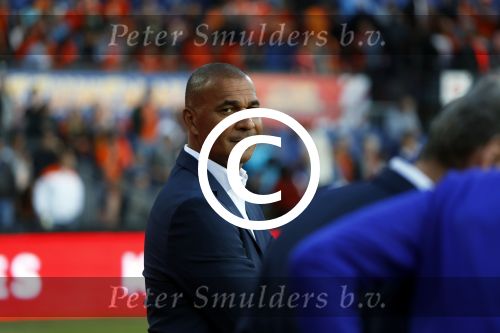 Rotterdam 9 juni 2017
Nederland - Luxemburg in de kuip . De wedstrijd dat Wesley Sneijder record international wordt en waar Ruud Gullit en Dick Advocaat voor het eerst bondscoach en assistent zijn. Yolanthe Sneijder Cabau zit op de tribune met zoons Jessey en Xess Xava