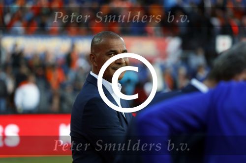Rotterdam 9 juni 2017
Nederland - Luxemburg in de kuip . De wedstrijd dat Wesley Sneijder record international wordt en waar Ruud Gullit en Dick Advocaat voor het eerst bondscoach en assistent zijn. Yolanthe Sneijder Cabau zit op de tribune met zoons Jessey en Xess Xava