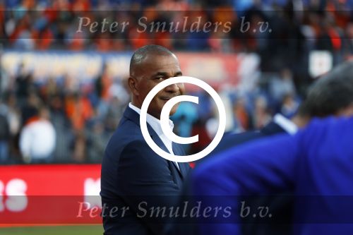 Rotterdam 9 juni 2017
Nederland - Luxemburg in de kuip . De wedstrijd dat Wesley Sneijder record international wordt en waar Ruud Gullit en Dick Advocaat voor het eerst bondscoach en assistent zijn. Yolanthe Sneijder Cabau zit op de tribune met zoons Jessey en Xess Xava