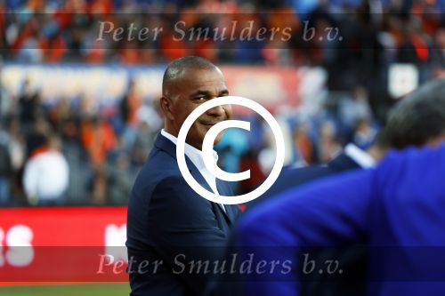 Rotterdam 9 juni 2017
Nederland - Luxemburg in de kuip . De wedstrijd dat Wesley Sneijder record international wordt en waar Ruud Gullit en Dick Advocaat voor het eerst bondscoach en assistent zijn. Yolanthe Sneijder Cabau zit op de tribune met zoons Jessey en Xess Xava