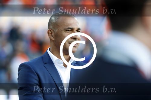 Rotterdam 9 juni 2017
Nederland - Luxemburg in de kuip . De wedstrijd dat Wesley Sneijder record international wordt en waar Ruud Gullit en Dick Advocaat voor het eerst bondscoach en assistent zijn. Yolanthe Sneijder Cabau zit op de tribune met zoons Jessey en Xess Xava