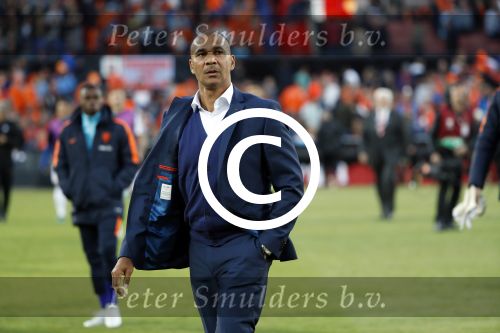 Rotterdam 9 juni 2017
Nederland - Luxemburg in de kuip . De wedstrijd dat Wesley Sneijder record international wordt en waar Ruud Gullit en Dick Advocaat voor het eerst bondscoach en assistent zijn. Yolanthe Sneijder Cabau zit op de tribune met zoons Jessey en Xess Xava