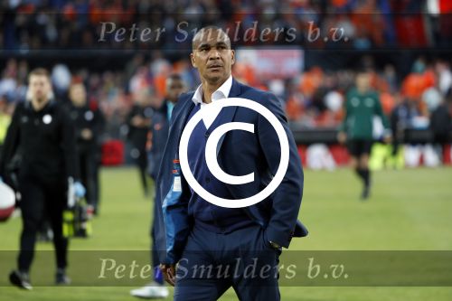 Rotterdam 9 juni 2017
Nederland - Luxemburg in de kuip . De wedstrijd dat Wesley Sneijder record international wordt en waar Ruud Gullit en Dick Advocaat voor het eerst bondscoach en assistent zijn. Yolanthe Sneijder Cabau zit op de tribune met zoons Jessey en Xess Xava
