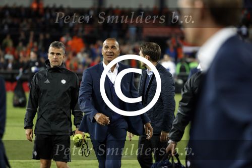 Rotterdam 9 juni 2017
Ruud Gullit zijn debuut als assistent coach bij Nederland - Luxemburg in de kuip