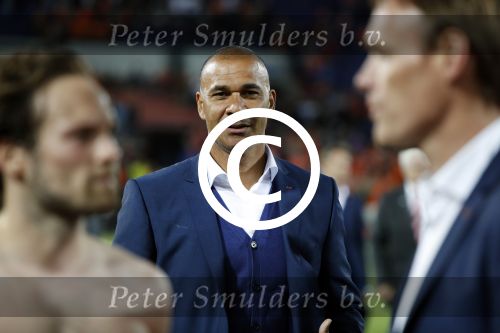 Rotterdam 9 juni 2017
Ruud Gullit zijn debuut als assistent coach bij Nederland - Luxemburg in de kuip