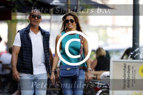 Amsterdam 17 mei 2017
Ruud Gullit en zijn vriendin Karin de Rooij