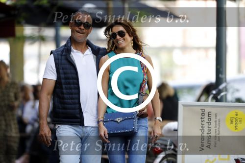 Amsterdam 17 mei 2017
Ruud Gullit en zijn vriendin Karin de Rooij