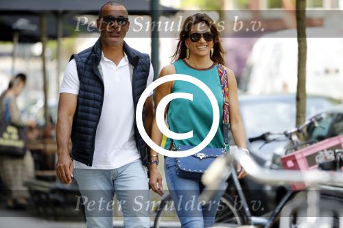 Amsterdam 17 mei 2017
Ruud Gullit en zijn vriendin Karin de Rooij