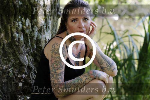 Amsterdam 15 juni 2017 
Sanne Kraaijkamp in het vondelpark.