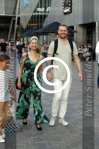 Amsterdam 21 juni 2017 
Sonja Silva met haar zoon en partner Pyke Pos.
