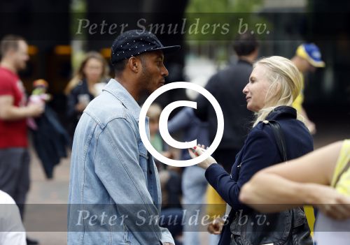 Amsterdam 17 juni 2017
Premiere Verschrikkelijke Ikke in Pathe Arena. Sunnery james met zijn zoon Phyllon Gorre. Annette de Vries
