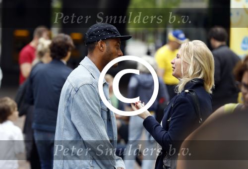 Amsterdam 17 juni 2017
Premiere Verschrikkelijke Ikke in Pathe Arena. Sunnery james met zijn zoon Phyllon Gorre. Annette de Vries