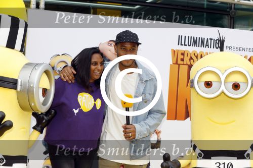 Amsterdam 17 juni 2017
Premiere Verschrikkelijke Ikke in Pathe Arena. Sunnery james met zijn zoon Phyllon Gorre