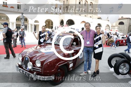 Brescia 18 mei 2017
Werner Budding tijdens mille miglia