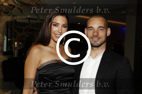 Utrecht 11 juni 2017
Gala van Wesley Sneijder in het v d Valk Hotel Utrecht. Wesley met zijn vrouw Yolanthe Sneijder Cabau