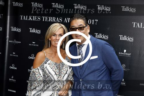 Amsterdam 8 juni 2017 
Talkies terras awards in het W hotel. Won Yip met vrouw