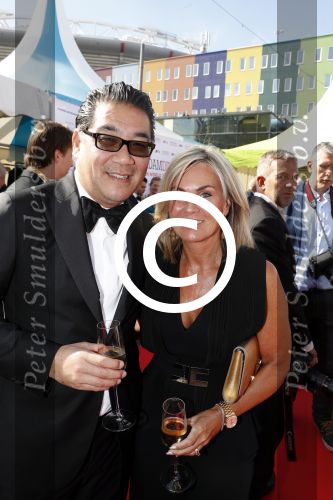 Amsterdam 17 juni 2017  
Amsterdam diner in het AFAS music hall in Amsterdam. Won Yip met vrouw