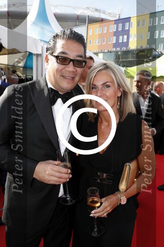 Amsterdam 17 juni 2017  
Amsterdam diner in het AFAS music hall in Amsterdam. Won Yip met vrouw